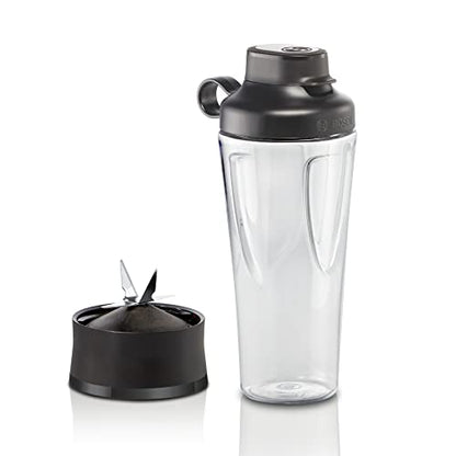 Bosch MMB6141B Standmixer VitaPower Serie 4, 1200 W, 30,000 U/min, 1,5 L Behälter Tritan, Schwarz & Set ToGo-Flasche MMZBTK1B, Smoothie-ToGo-Flasche