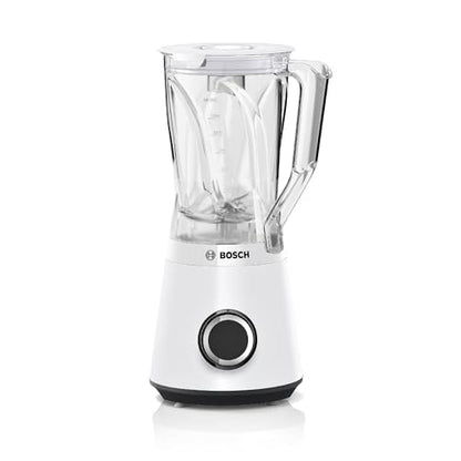 Bosch Standmixer Smoothie Maker, 1200 W, 1,5l Kunststoff-Mixbehälter (Tritan), weiß, spülmaschinenfeste Teile, 30.000 U/min, Made in Europe