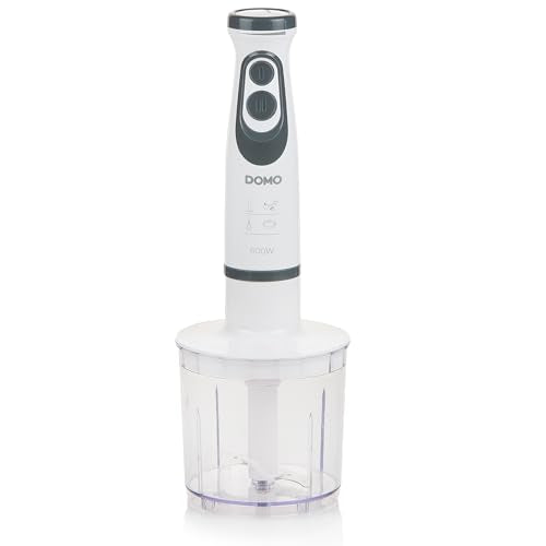 DOMO DO1089M Mixer-Set 3-in-1 600 W inkl. Messbecher weiss/grau