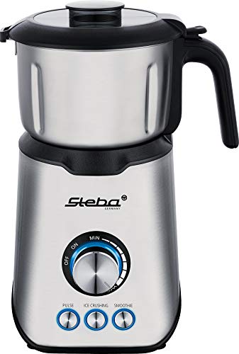 Steba Standmixer MX 4 PLUS | 1200 W Hochleistungsmotor | Hitzebeständiger Glasbehälter mit 1,75 L Volumen | 3 Automatikprogramme (Smoothie, Crushed