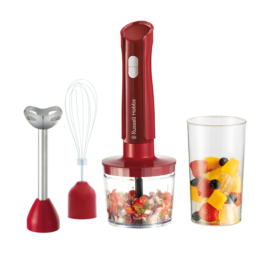 DOMO DO1089M Mixer-Set 3-in-1 600 W inkl. Messbecher weiss/grau