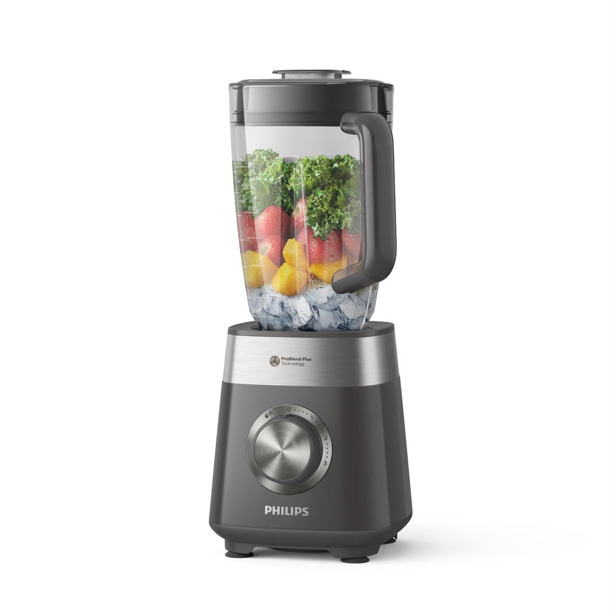 Arendo - Standmixer 2000 Watt mit Touchpanel - Hochleitungsmixer - 2L - 9 Geschwindigkeitsstufen – max. 24.000 U/min - Pulsfunktion – Timer – 5