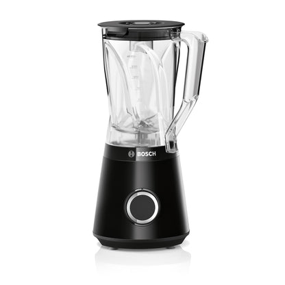 Bosch MMB6141B Standmixer VitaPower Serie 4, 1200 W, 30,000 U/min, 1,5 L Behälter Tritan, Schwarz & Set ToGo-Flasche MMZBTK1B, Smoothie-ToGo-Flasche