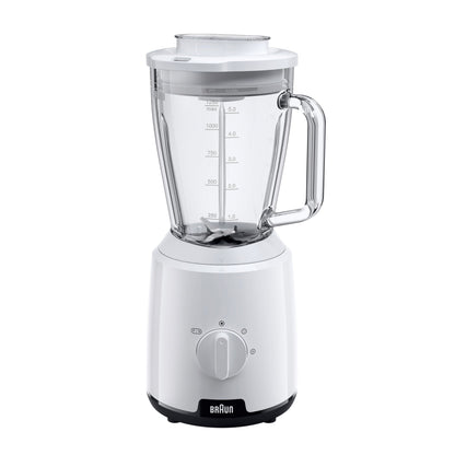 BLACK+DECKER – Standmixer mit Glaskanne 800W | 1,5 L Messbehälter | 4 Hochleistungs-Edelstahlklingen | Mehrstufige Geschwindigkeiten + Pulse-Funktion