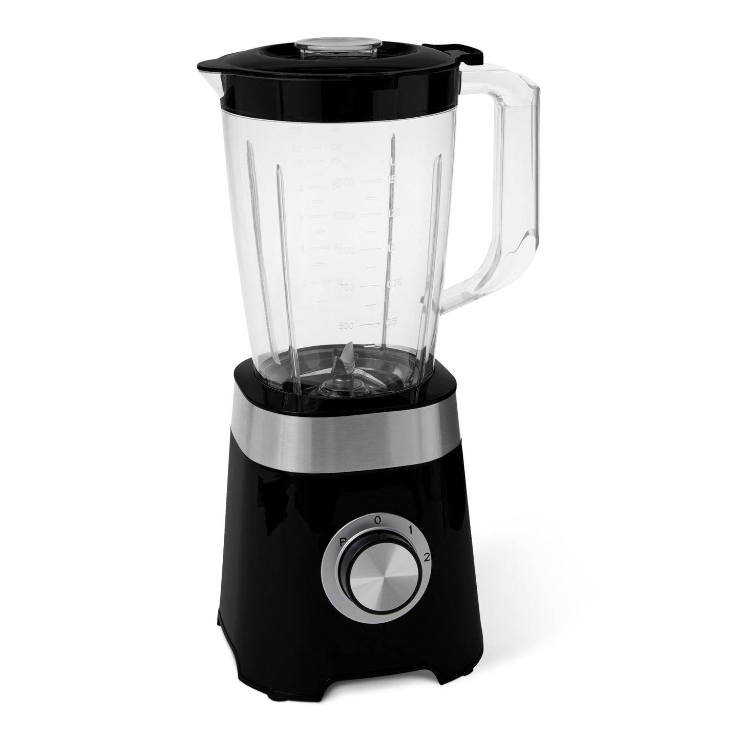 Bosch Standmixer VitaPower Serie 4 MMB6141B, Edelstahl-Klingen Made in Germany, 1,5l 1200 W, schwarz & Bosch ToGo-Flasche MMZBT01B