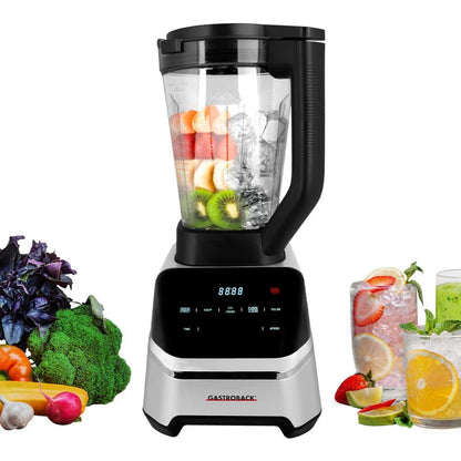 Braun PowerBlend 9 JB9040BK Hochleistungs-Standmixer mit 1600 Watt Motor, 2 l Tritan-Behälter, 18 Programme, 10 Geschwindigkeiten, Schwarz