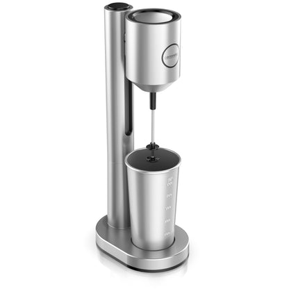 Clatronic® Barmixer u. Milchaufschäumer | Smoothie Maker | 650ml Edelstahlbehälter | praktischer Becherhalter | Mixer | 2 Geschwindigkeitsstufen |