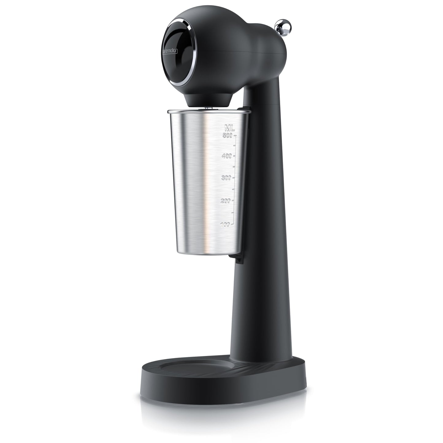 Clatronic® Barmixer u. Milchaufschäumer | Smoothie Maker | 650ml Edelstahlbehälter | praktischer Becherhalter | Mixer | 2 Geschwindigkeitsstufen |