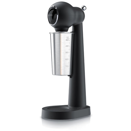 Clatronic® Barmixer u. Milchaufschäumer | Smoothie Maker | 650ml Edelstahlbehälter | praktischer Becherhalter | Mixer | 2 Geschwindigkeitsstufen |