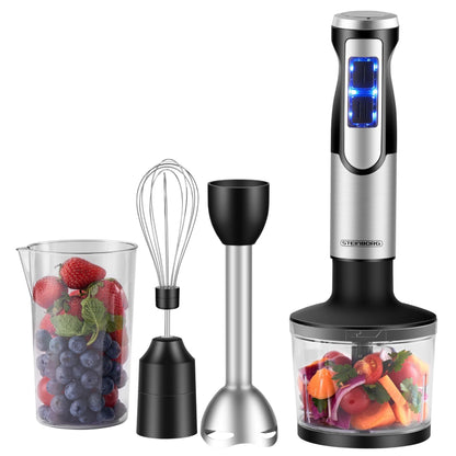 Arendo - Standmixer 2000 Watt mit Touchpanel - Hochleitungsmixer - 2L - 9 Geschwindigkeitsstufen – max. 24.000 U/min - Pulsfunktion – Timer – 5