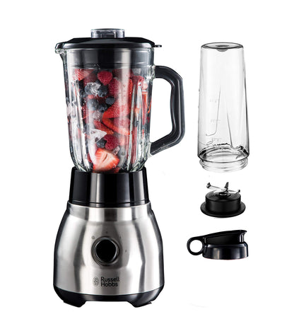 WMF Kult Pro Multifunktionsmixer Hochleistungsmixer, 30.000 U/min, Smoothie Maker, Standmixer, Ice-Crush Funktion, 4 Mixbehälter inkl. ToGo-Verschluss
